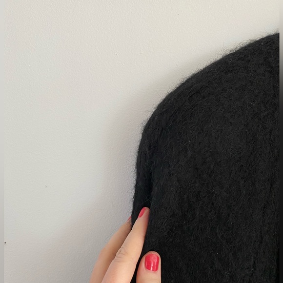 Vintage 80s Wool/Mohair Blend Button-up Jacket - M-XL - Picture 3 of 7